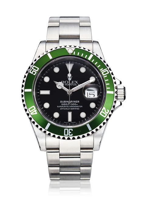 rolex submariner black and green 50th anniversary|rolex 50th anniversary submariner 16610v.